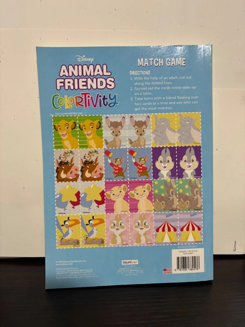 Disney Animal Friends coloring book